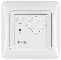 Терморегулятор механический Warmcoin VDT-245w для рамок AtlasDesign 3.6кВт 16А белый картинка 